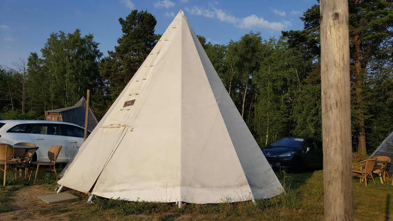 Tipi Stoff Zelt Tropical Islands Resort - Campingplatz
