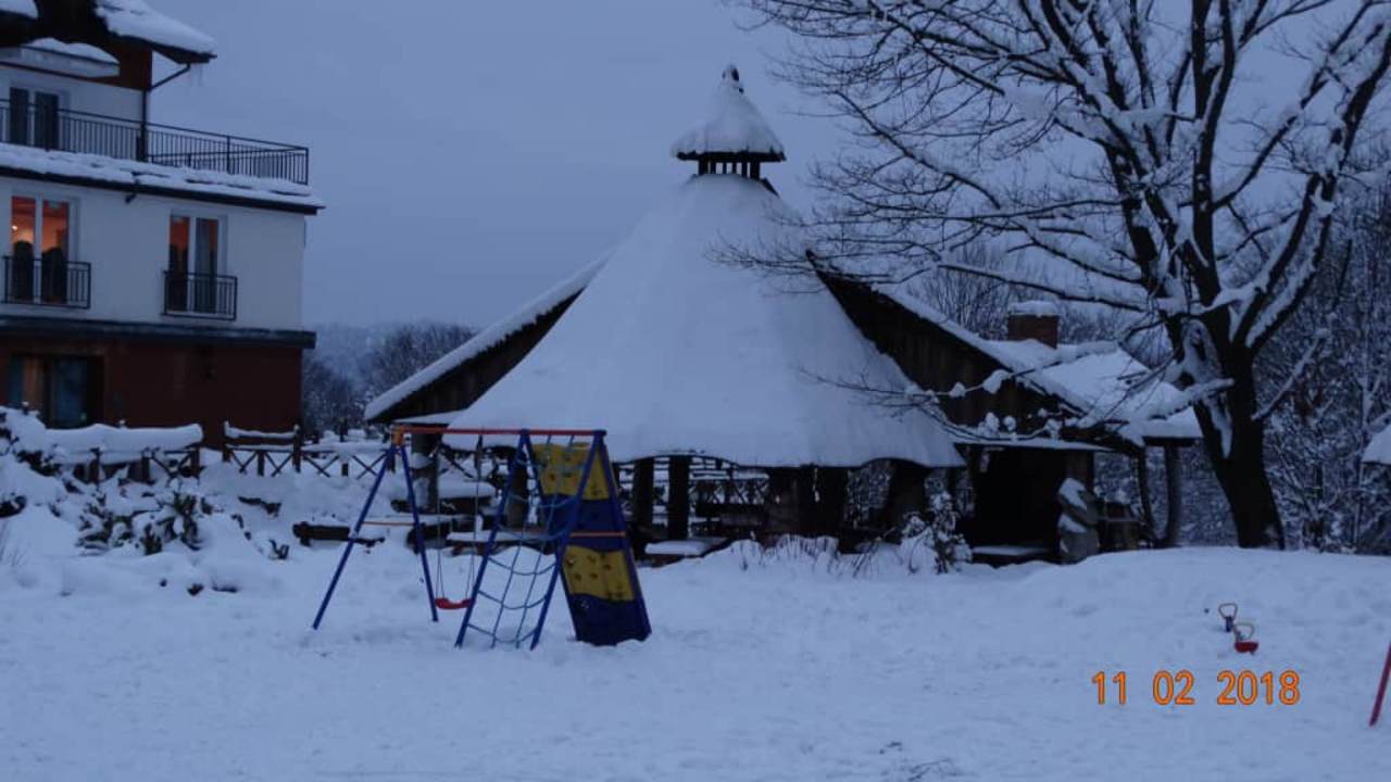 Ognisko pod dachem Hotel Skalny Spa Bieszczady