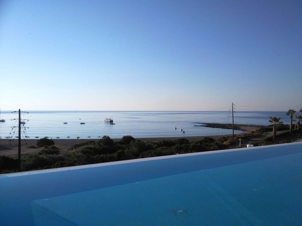 Aussicht von der Terrasse Rodos Princess Beach Hotel & Spa