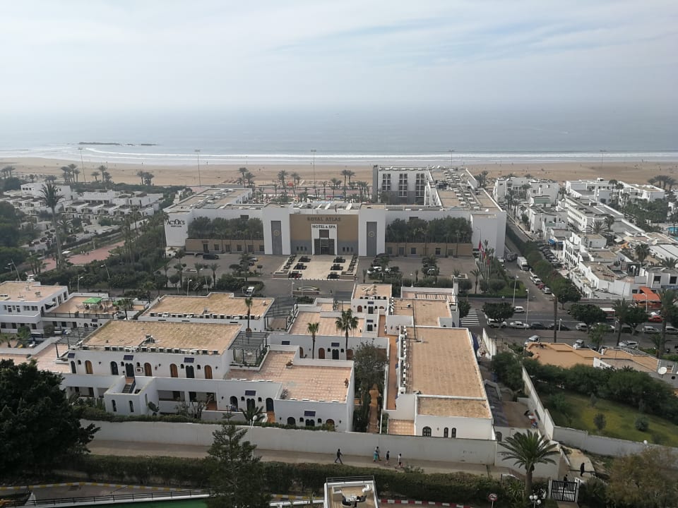 Blick aus der Balkon Anezi Tower Hotel