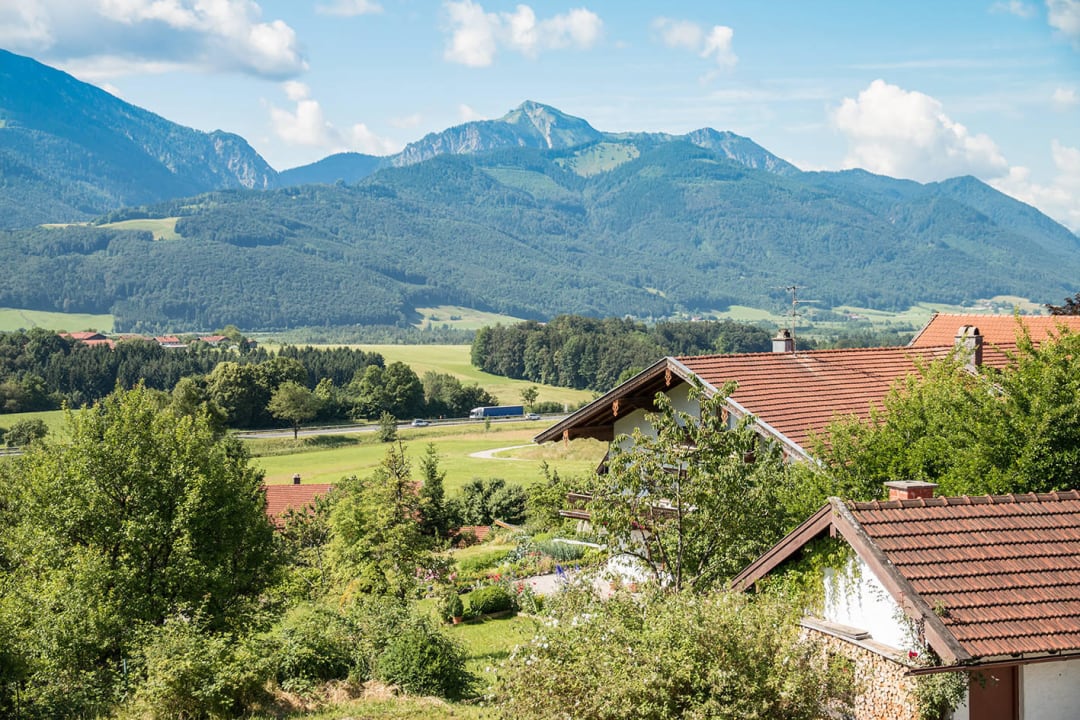 Blick vom Zimmer Hotel Garni Alpenblick