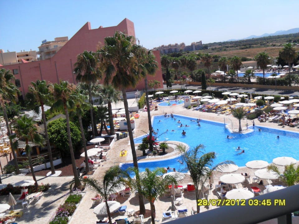 Blick von Haus 1 (Junior Suite 3. OG) Hipotels Cala Millor Park