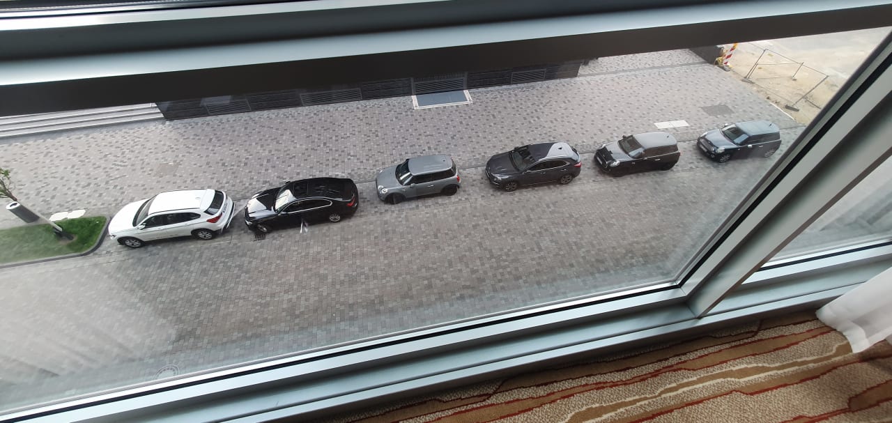 Ausblick Hotel Courtyard by Marriott Düsseldorf Hafen