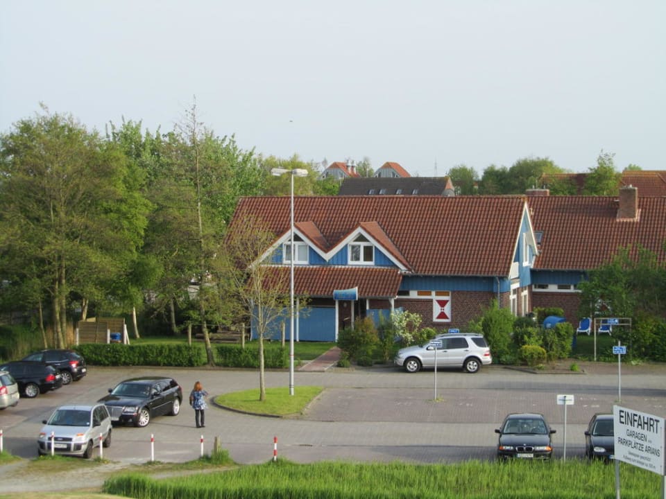 Rückansicht vom Deich Pension Altes Siel