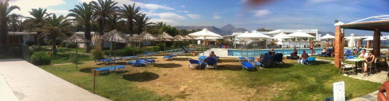 Blick auf den Pool Civitel Creta Beach