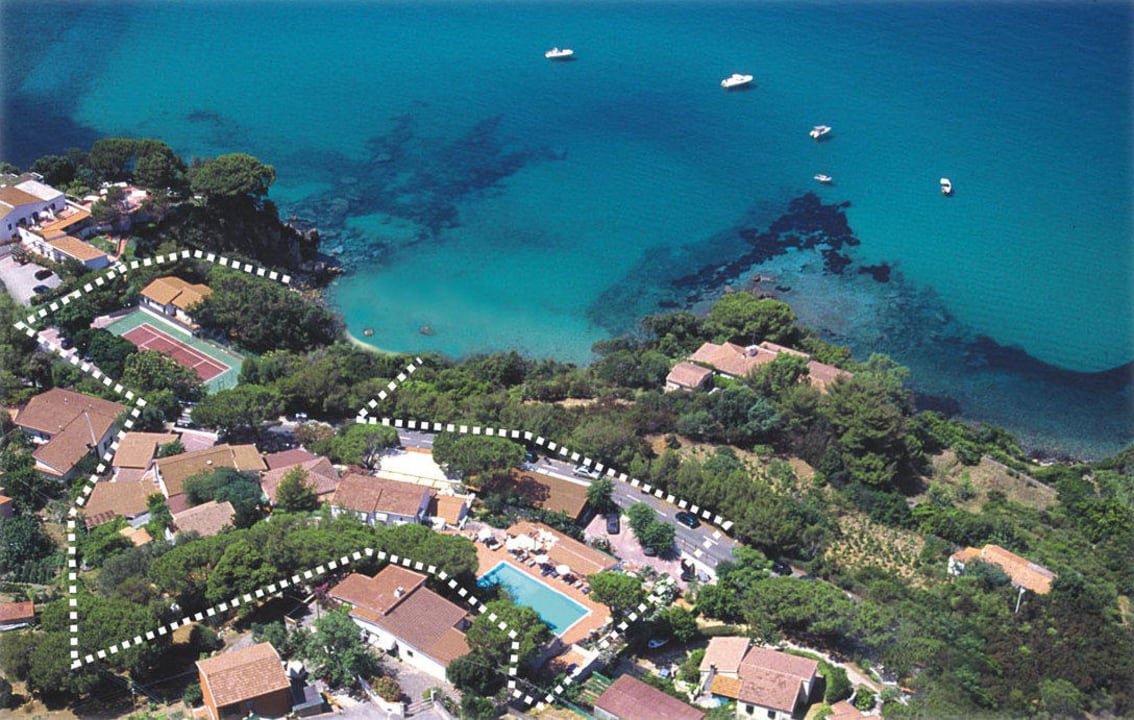 Vista aerea  Hotel Paradiso