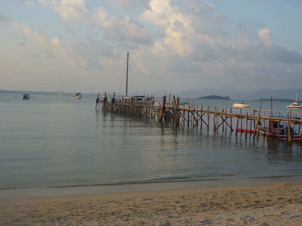 Blick zum Strand Punnpreeda Beach Resort