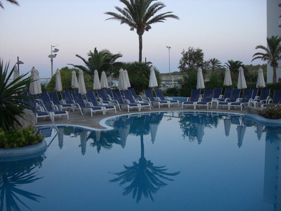 Pool am Abend Hipotels Hipocampo Playa