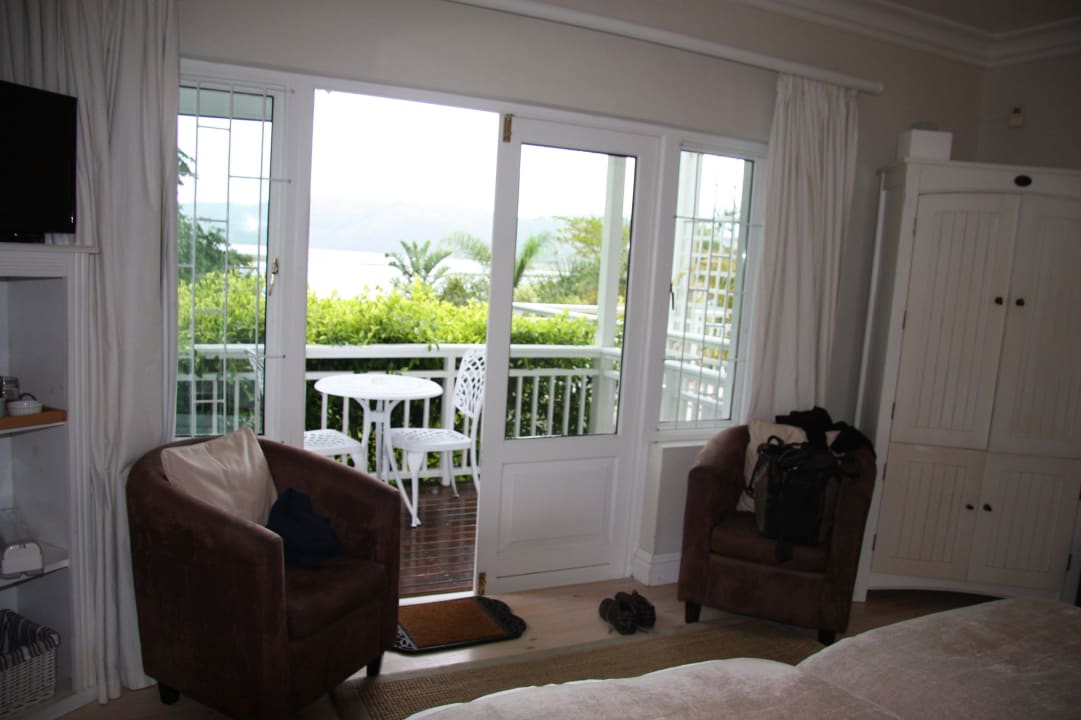 Ausblick auf die kleine Terrasse  Roseroc Boutique Guesthouse