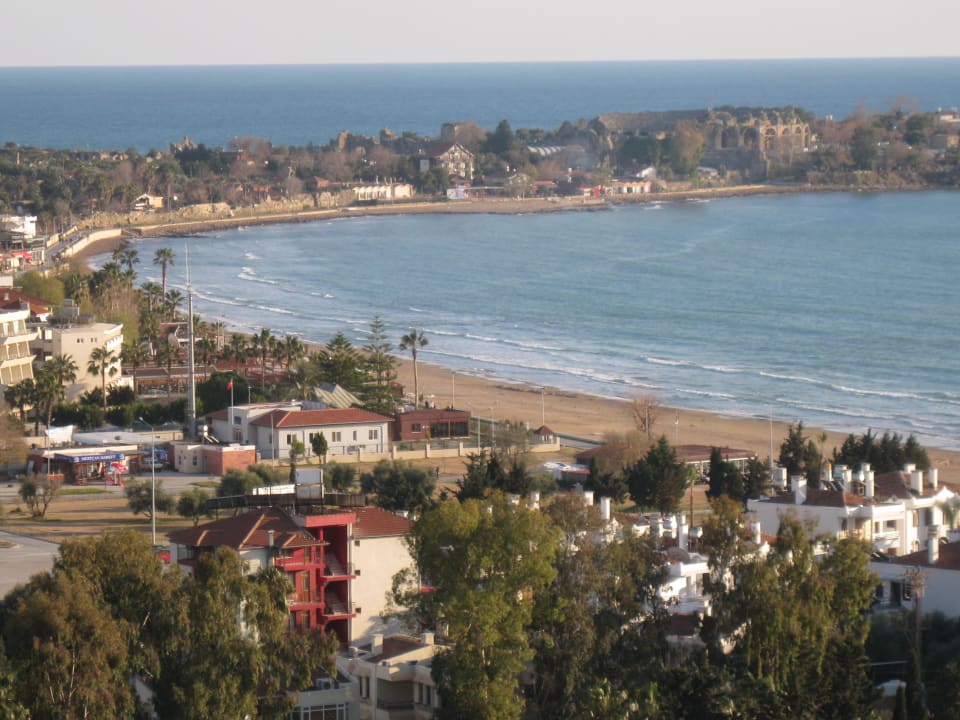 Aus Zimmer Nr. 2616 - Blick auf die Bucht von Side Side Prenses Resort & Spa