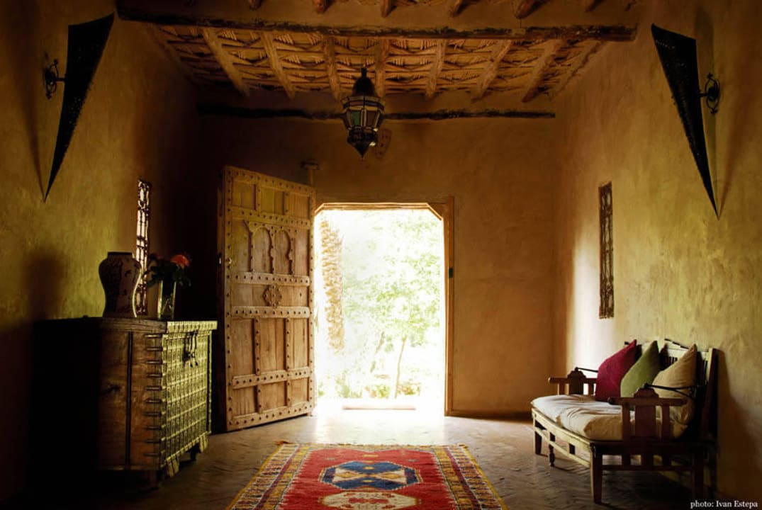 Entrée kasbah Azul Chambres d'hotes kasbah Azul Agdz