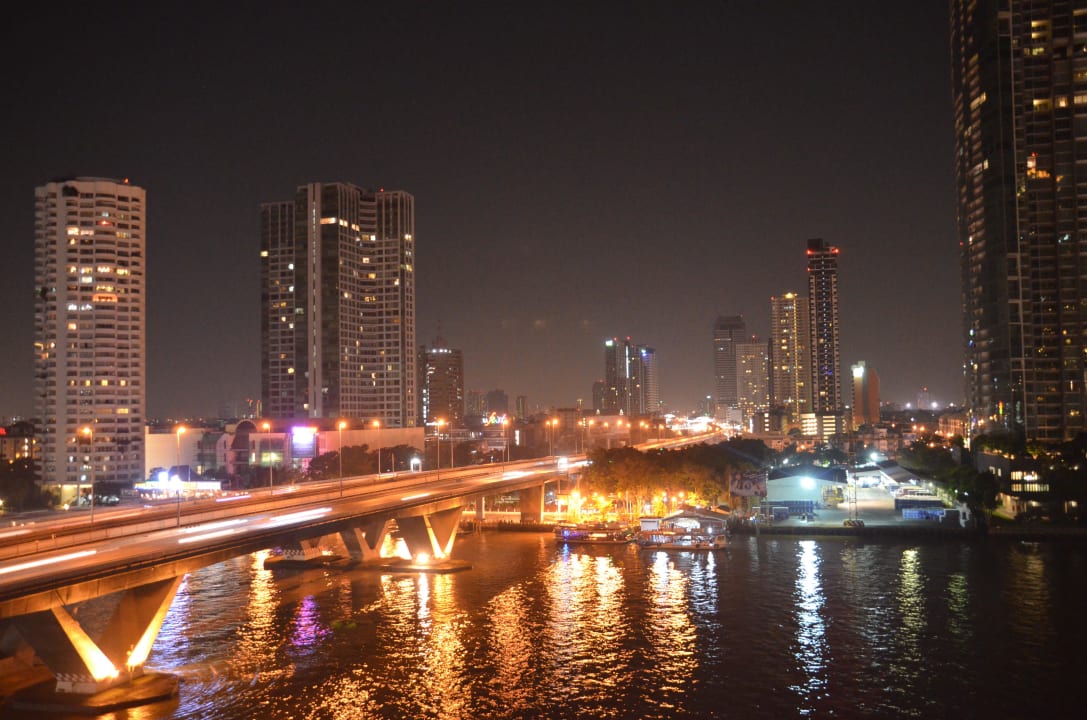 Blick vom Balkon Shangri-La Hotel, Bangkok