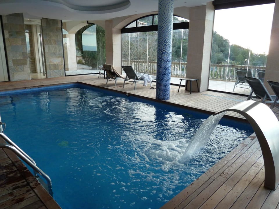 Das schöne Hallenbad Hotel Es Reco de Randa