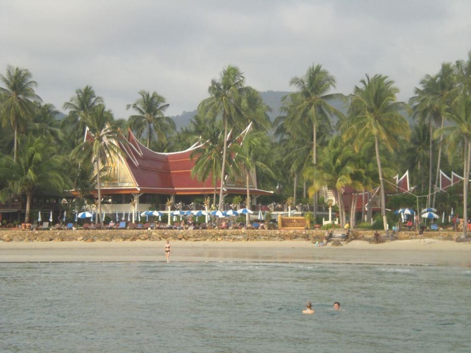 Panviman Koh Chang vom Meer aus gesehen! Santhiya Tree Koh Chang Resort