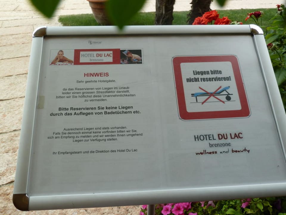 Bitte keine Liegen reservieren! Du Lac Brenzone | relax attitude hotel
