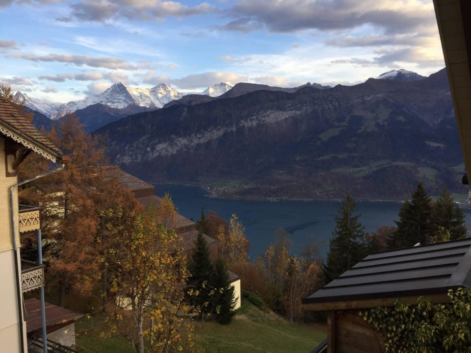 Aussicht vom seitlichen Balkon Zeit & Traum  Hotel