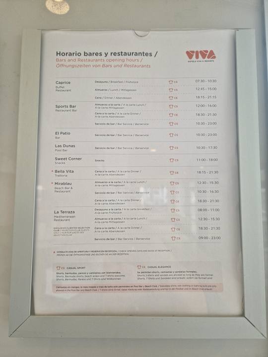 Gastro VIVA Cala Mesquida Resort & Spa