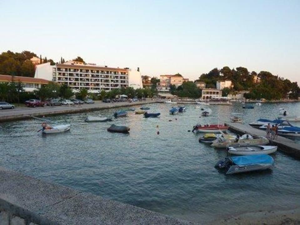 Ansicht von der Bucht Valamar Padova Hotel