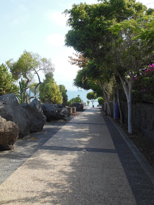 Weg zum Strand Dreams Lanzarote Playa Dorada Resort & Spa