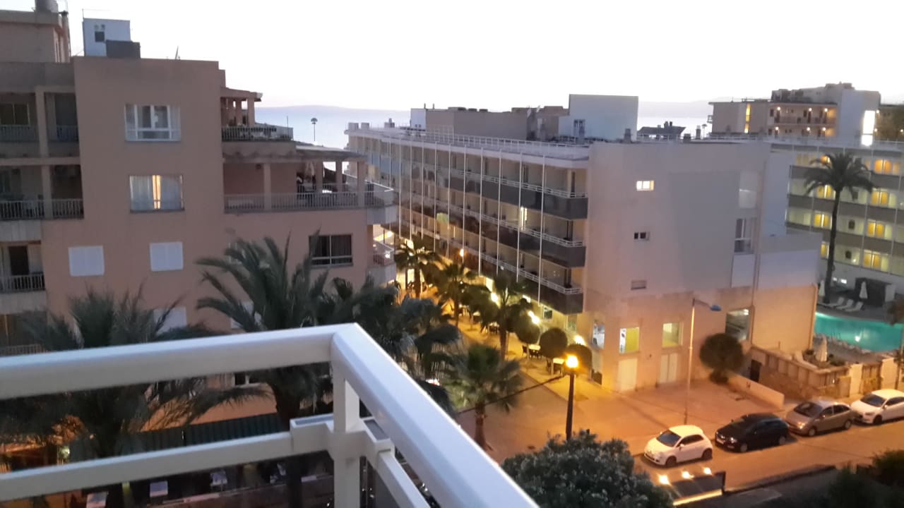 Ausblick Richtung Osten Hotel HM Ayron Park