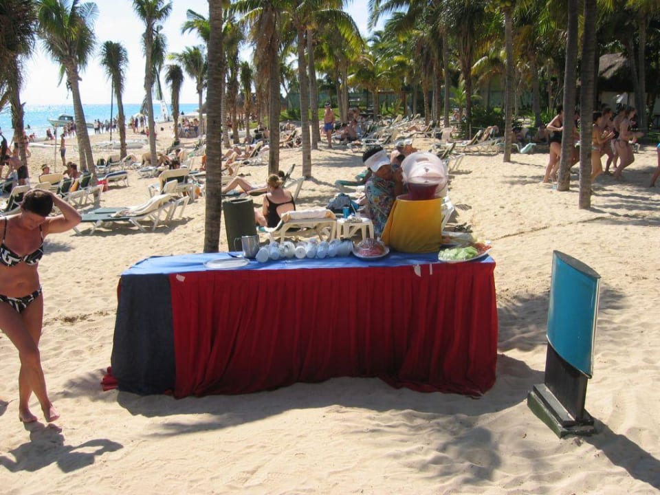 Sangria - Stand am Strand Hotel Riu Tequila