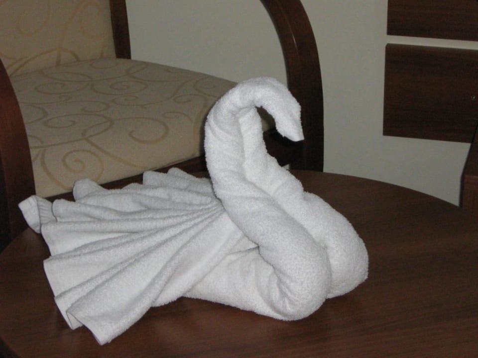 Schwan aus Handtuch gestaltet Alua Helios Bay