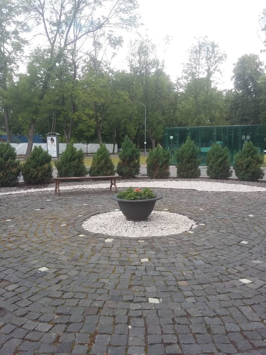 The front side of the hotel Grand Spa Lietuva - Hotel Lietuva