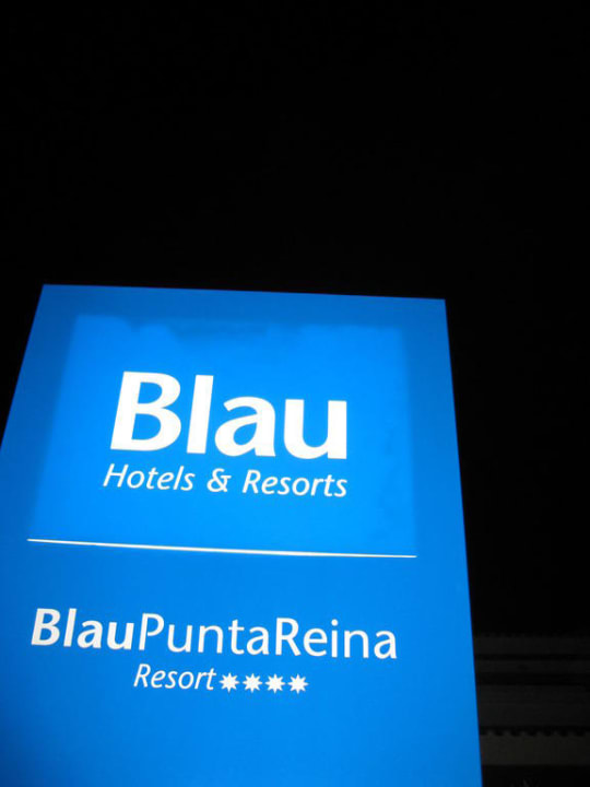 L'entrée  blau punta reina