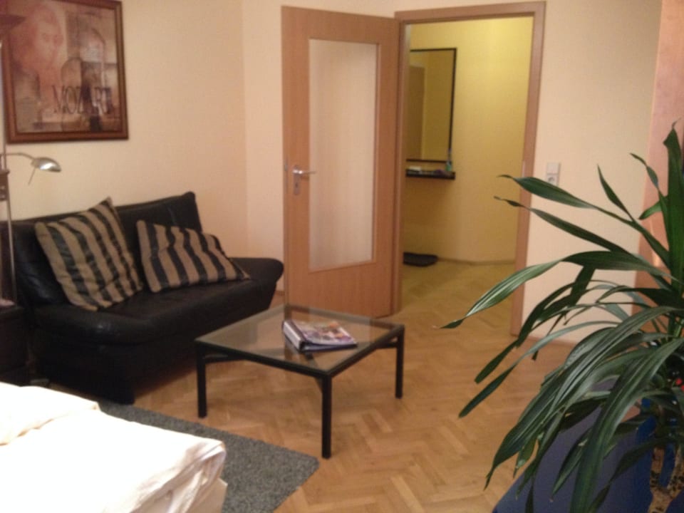 Wohn und Schlafzimmer Aparthotel Münzgasse