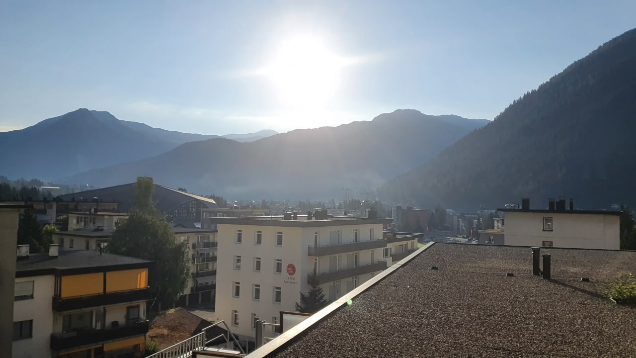 Ausblick Central Sporthotel Davos