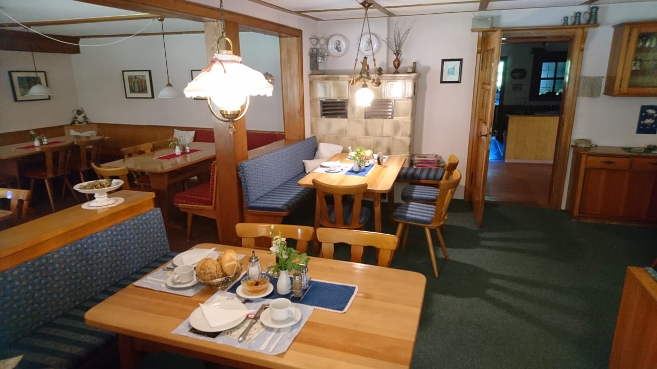 Raum für Frühstück und Abendessen Ferienpension Jörg