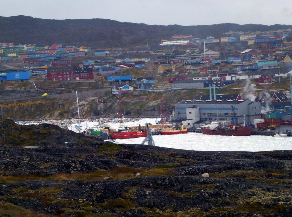 Blick auf Ilulissat Hotel Arctic