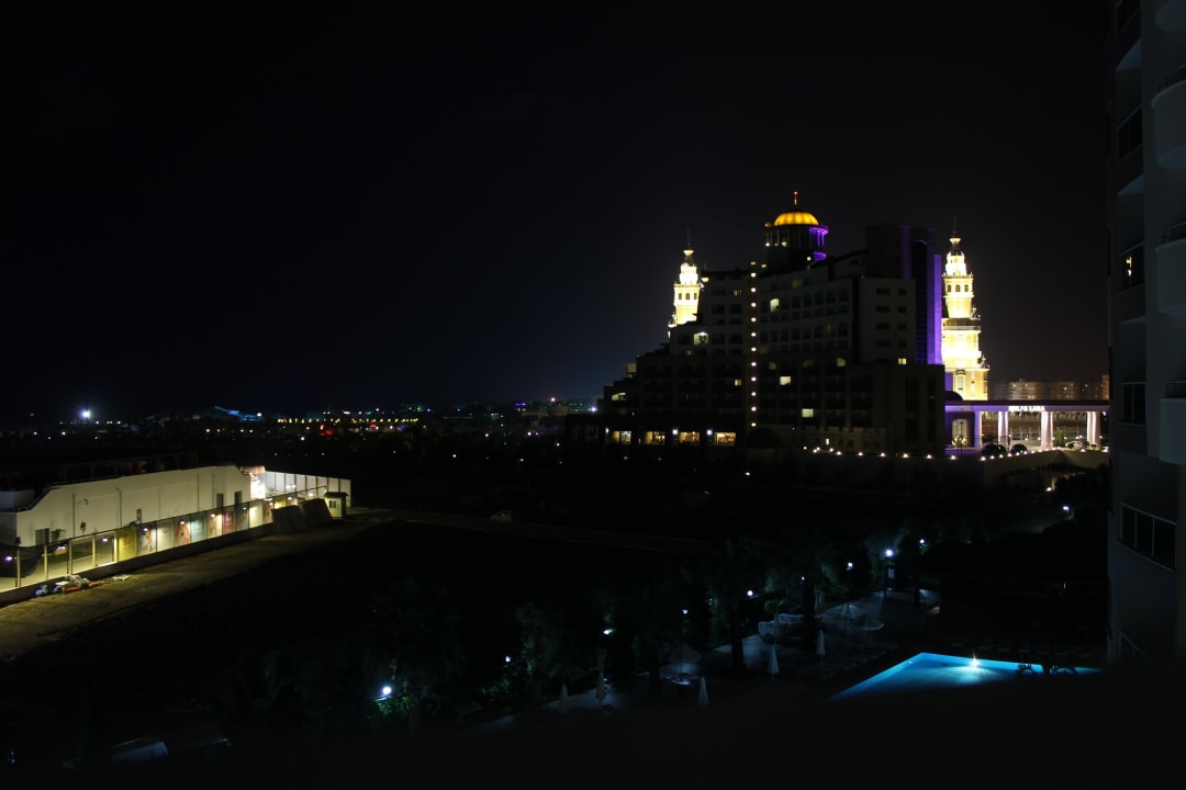 Ausblick aus dem Balkon Saturn Palace Resort Hotel