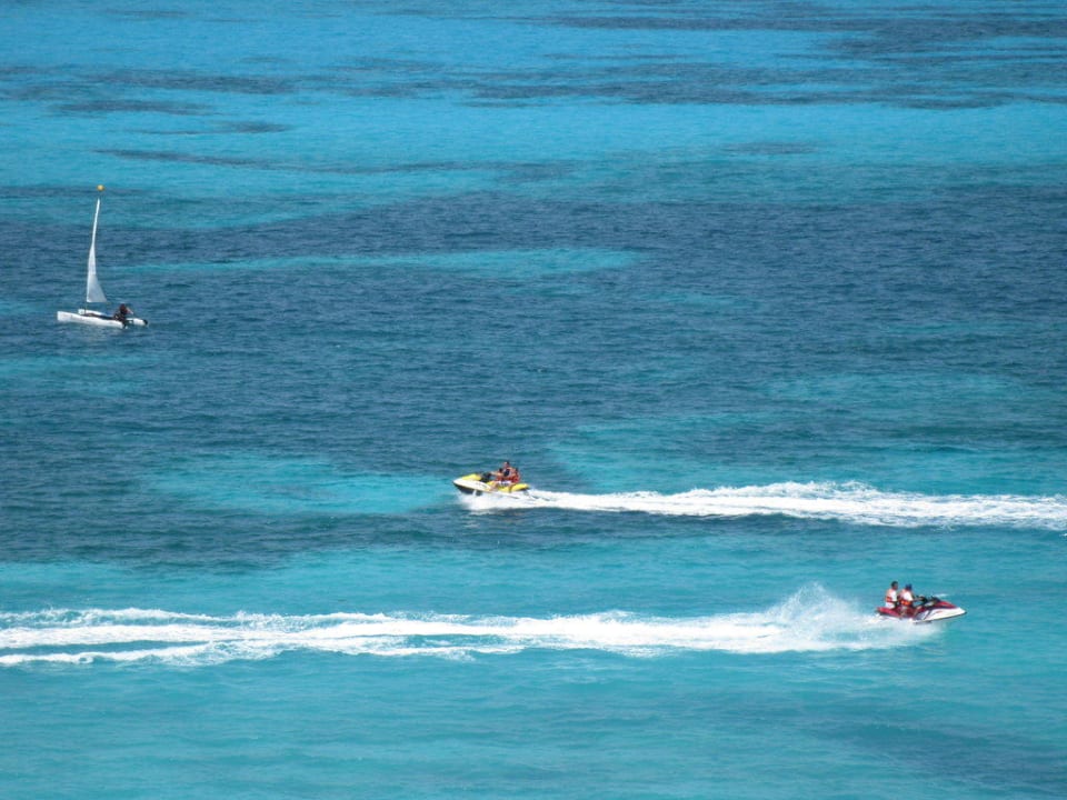 Blick vom Balkon Hotel Riu Cancun