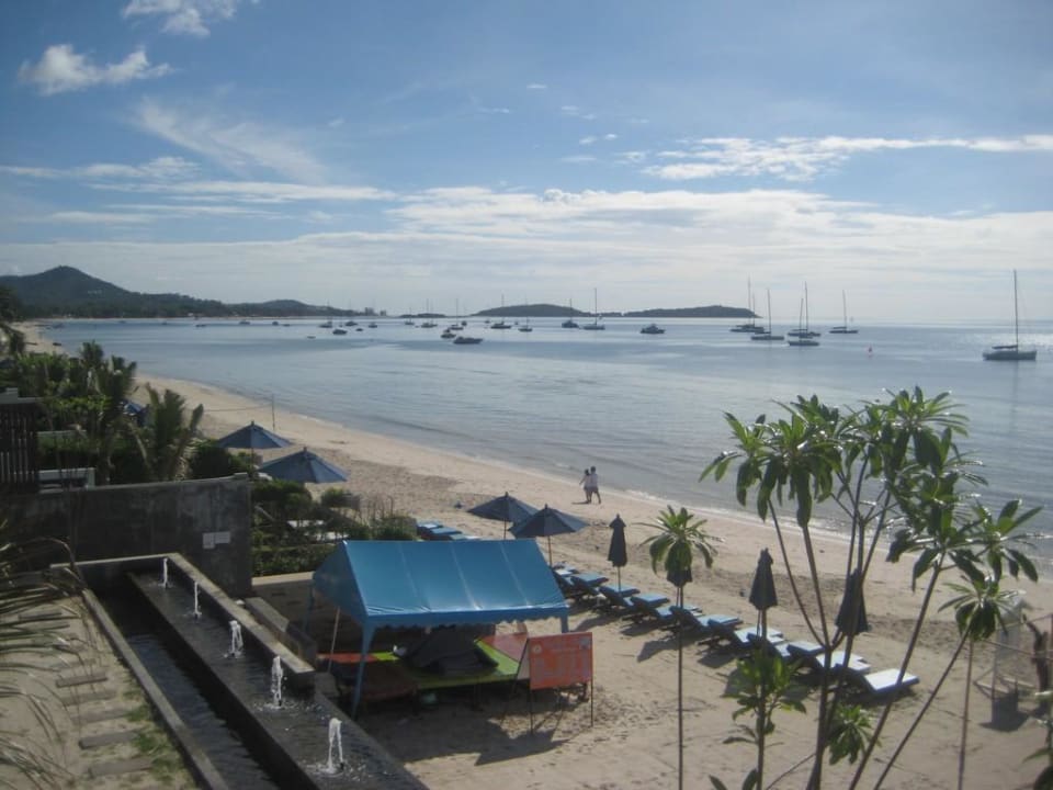 Der Ausblick beim Frühstück Samui Resotel Beach Resort