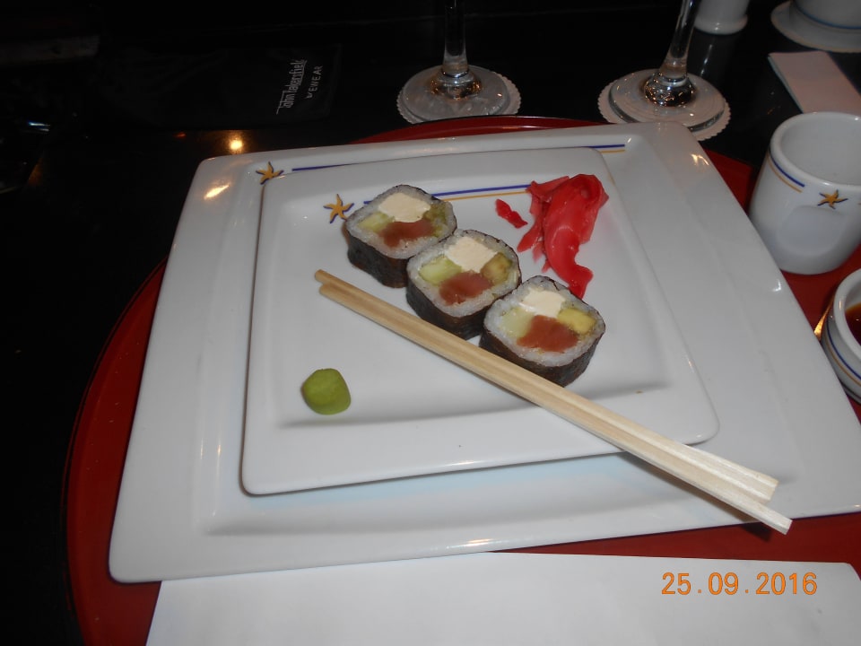 Vorspeise im Restaurant Bonsai Iberostar Waves Tucan