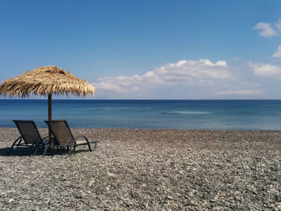 Ein Strand den man fast für sich alleine hat. Hotel Makarios