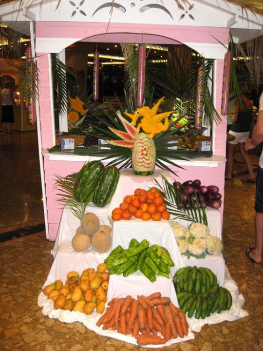 Obstdekoration Grand Sirenis Punta Cana Resort & Aquagames