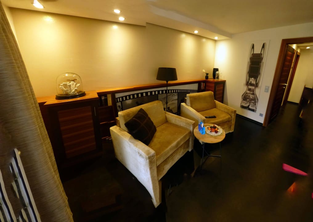 Gemütlicher Wohnraum in der Welnesssuite Sonnhof Alpendorf - Adults only