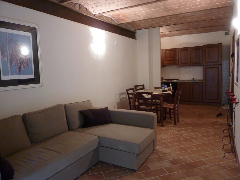 Wohnzimmer mit Küche Holiday Home Antico Borgo Casalappii