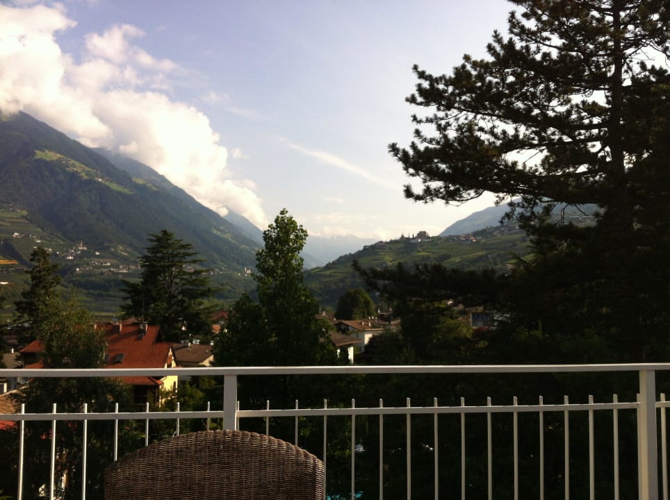 Blick von der Frühstücksterrasse im 5. Stock Hotel Villa Irma