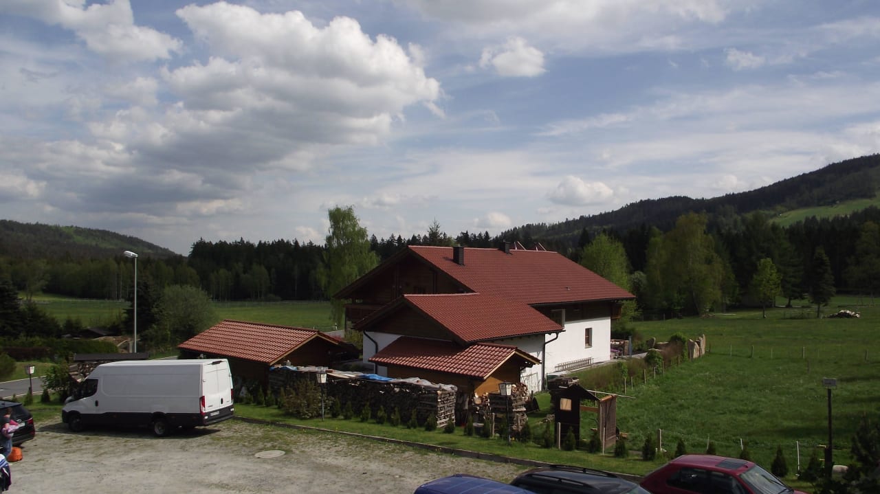 Vom Balkon im Schäfflerhof Hotel Schäfflerstubn