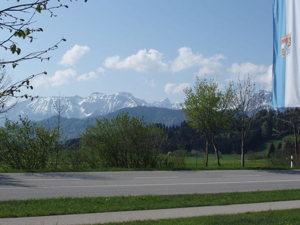 Blick von der Terrasse Landhotel Gockelwirt
