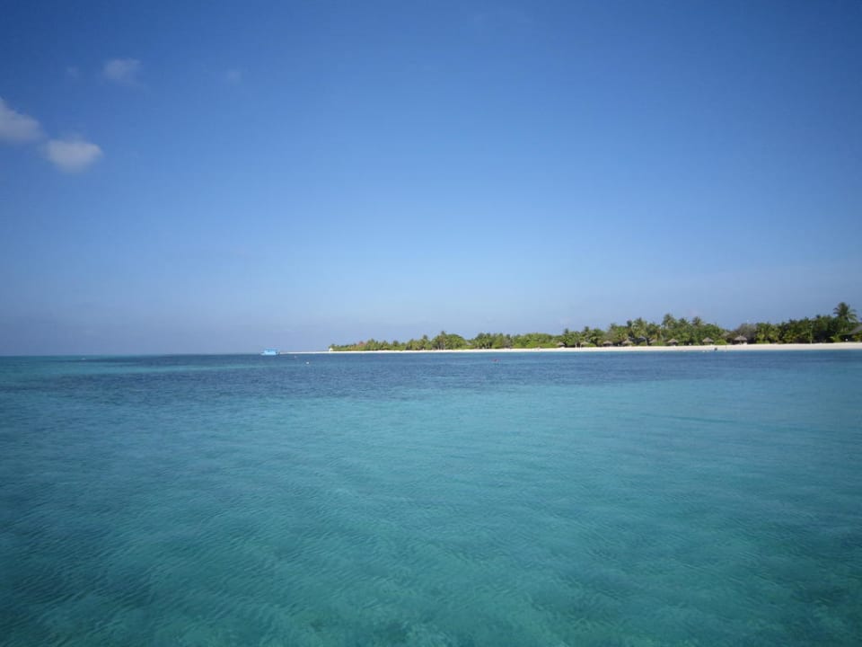 Blick vom Jetty Kuredu Island Resort & Spa