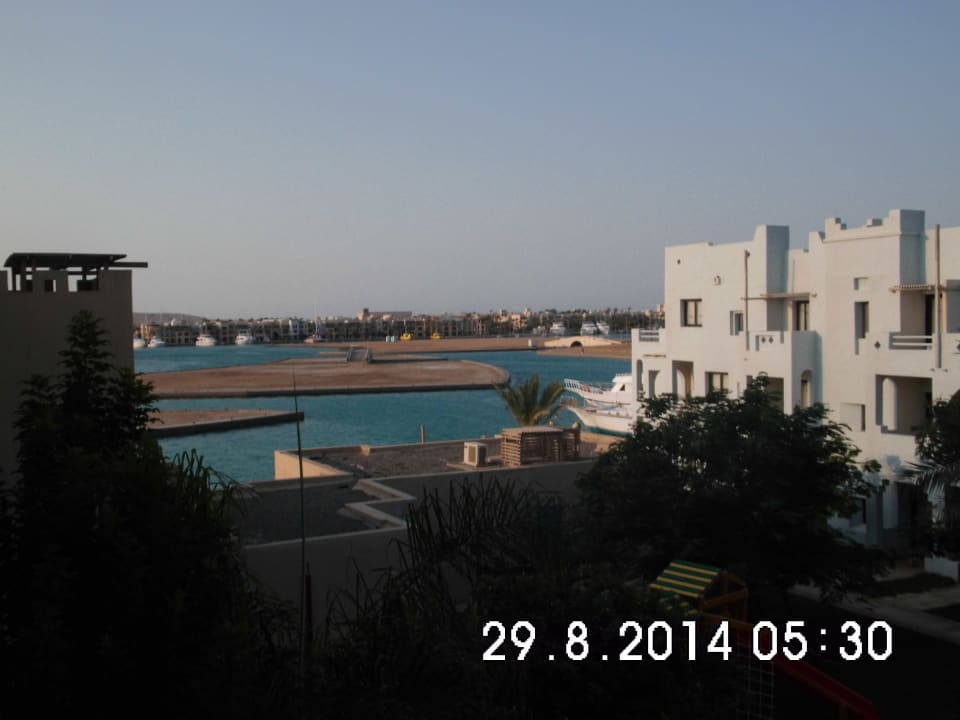 Seitlicher Blick aus dem Fenster Marina Lodge At Port Ghalib