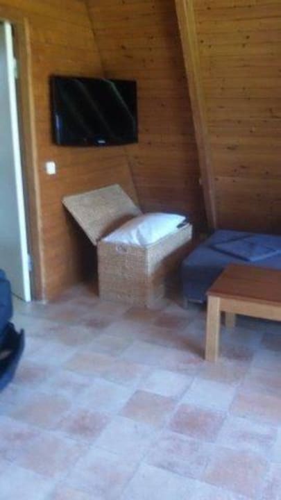 TV mit vielen Programmen ausgestattet Ferienhauspark Asgard in Damp