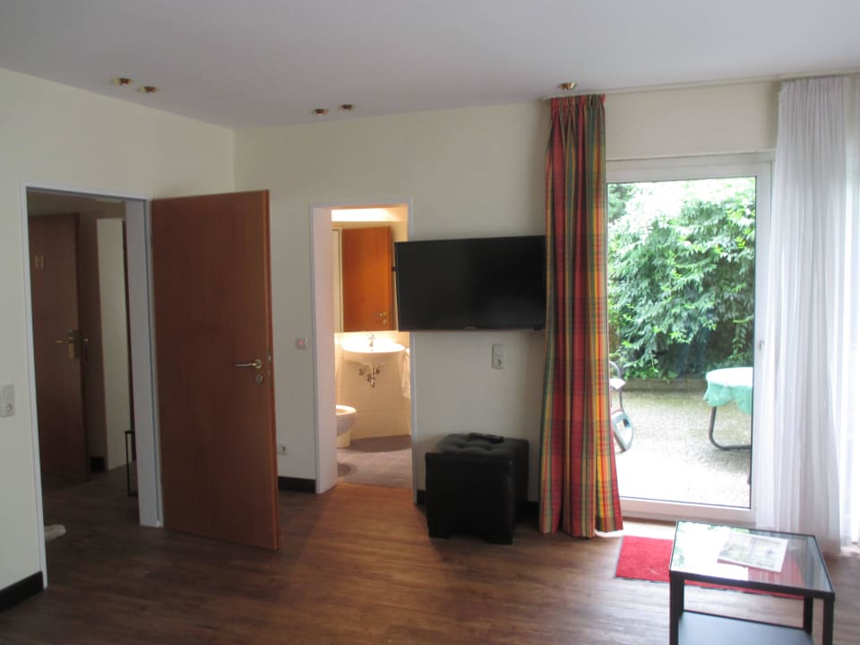 Blick aufs Badezimmer Hotel Heinz