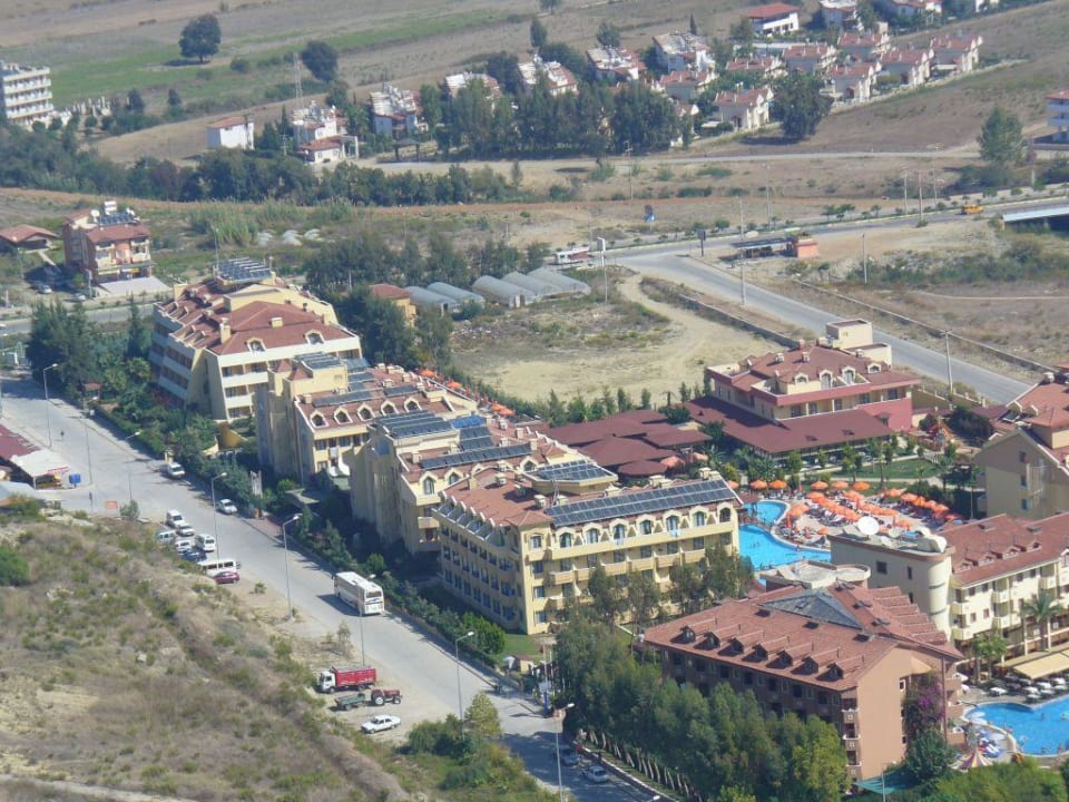 Grand Seker aus der Luft Grand Seker Hotel