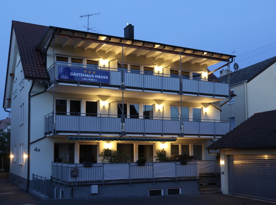 Außenansicht Gästehaus Mäder am Hafen