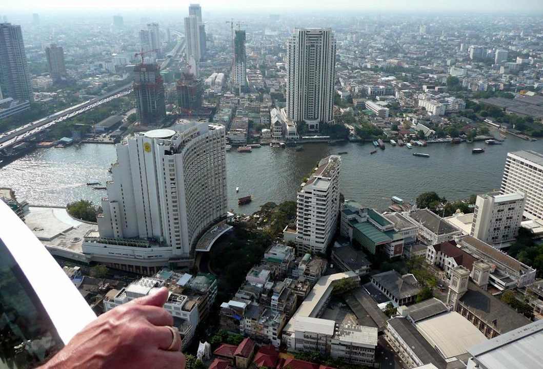 From the 55th floor suite Tower Club At Lebua